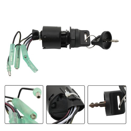 Solid Spare Ignition Switch Control Assembly W/Key Part For Honda outboard 35100-ZV5-013