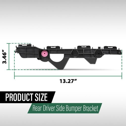 Solid Spare Fit For 2016-2018 Toyota RAV4 Rear Bumper Retainer Bracket Left Side TO1142121