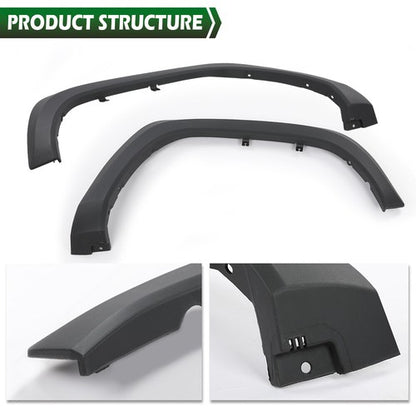 Solid Spare Fit For 2016-2023 Toyota Tacoma Front Driver & Passenger Side Fender Flares