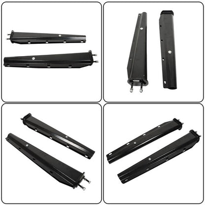 Solid Spare Mud Flap Hanger Set 2.5" Bolt Pattern Spring Loaded Fits For Semi Truck 30"