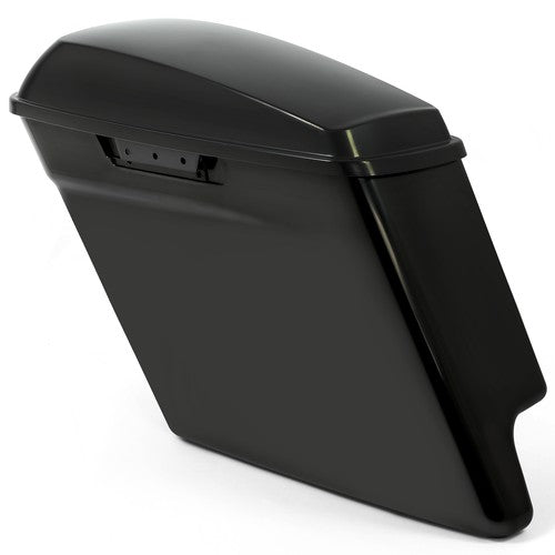 Solid Spare 5" Stretched Extended Hard Saddle bags For Harley Touring 14-24 Road King Glide