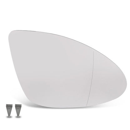 Solid Spare Passenger Side Heated Mirror Glass W/Backing Plate Fit For 11-17 Porsche Cayenne