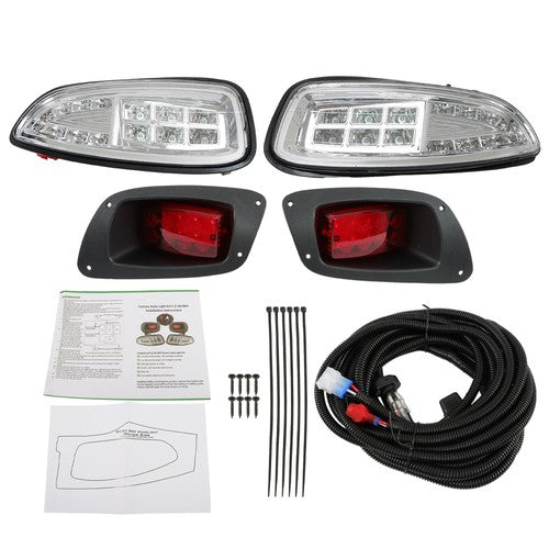 Solid Spare LED Light Kit LED Headlights / LED Tail Lights For 2016+ EZGO RXV Golf Cart