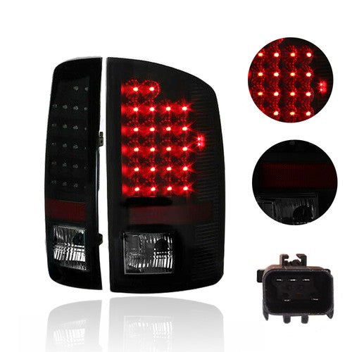 Solid Spare For 02-06 Dodge Ram 1500 2500 3500 Left+Right Side Rear Tail Brake Light Lamps