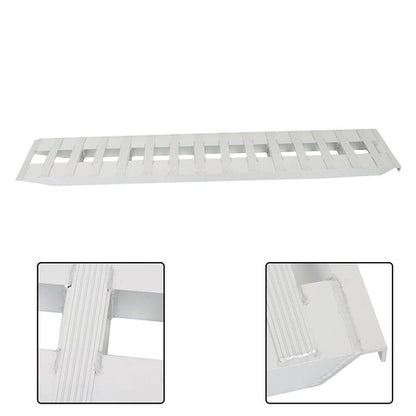 Solid Spare 84"×14" Aluminum Ramps Car Trailer Truck 1 Pair Ramps 6063 Aluminum 6000Lbs