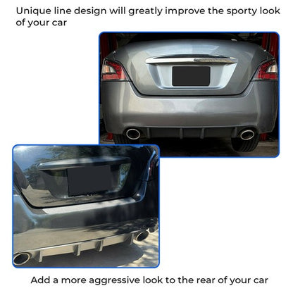 Solid Spare For Nissan Maxima 09-2015 7th Gen 4Door Rear Lower Bumper Lip Diffuser Splitter