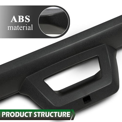 Solid Spare For 07-13 Avalanche Escalade Rear Tailgate Spoiler Molding Trim w/ Camera Hole