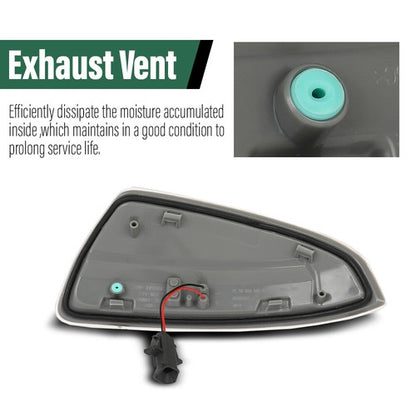 Solid Spare Door Mirror Turn Signal Light RH Fit For 08-14 Mercedes Benz C250 C300 C350 C63
