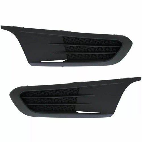 For 2011-2013 2014 Volkswagen VW Jetta Front Lower Grille & Fog Light Cover Kit