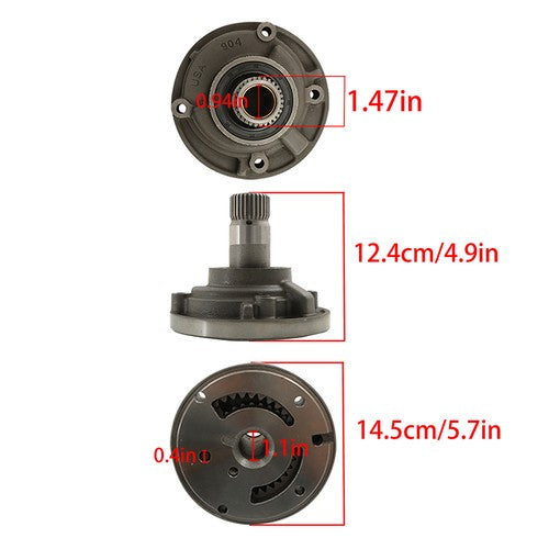 Solid Spare For Case 580C/D/E/K 580C 580D 580E 580K Transmission Pump137093A1 L30488