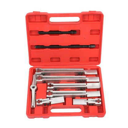 Solid Spare 3 in 1 Gear Puller Set 2 Jaw Bearing Flywheel Puller Removal Tool Kit 9-Piece