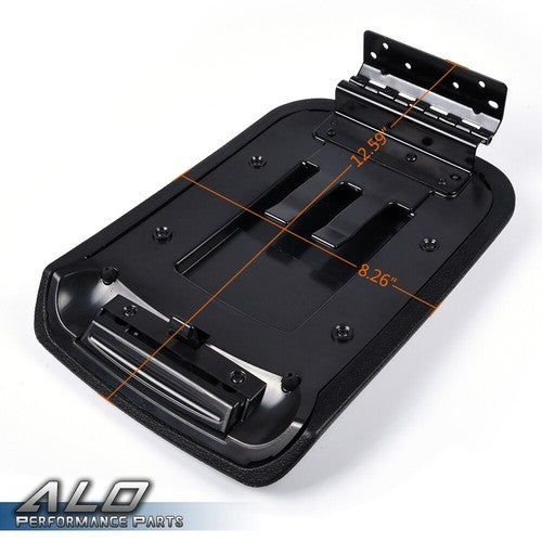 Solid Spare Center Console Arm Rest Lid Top Pad Cover Compartment Door Fit For Ford Mustang