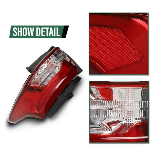 Solid Spare LED Tail Light Brake Lamp Assembly Fit For 18-21 Chevrolet Traverse Left Side