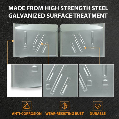 Solid Spare Pair Rear Floor Pans For 1955 1956 1957 Chevy Chevrolet Bel Air 150 210 Series