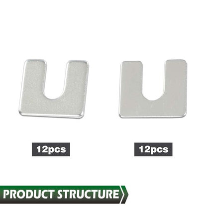 Solid Spare New Fit For GM 1/16" & 1/8" Thick- 3/8" Slot Body & Fender Alignment Shims Kit