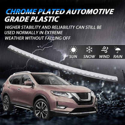 Solid Spare New For 2014-2020 Nissan Rogue Chrome Rear Bumper Protector Cover Scratch Exact