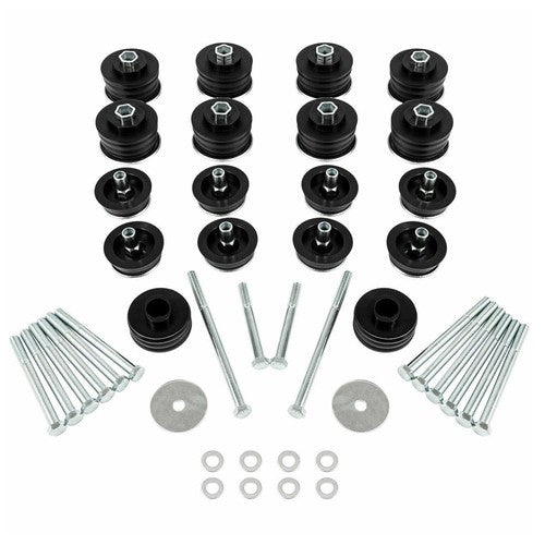 Solid Spare Fit For Ford F250 F350 Super Duty 2WD 4WD 2008-2016 Body Mount Bushing Kit