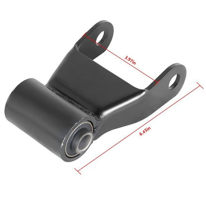Solid Spare Fit For Dodge Ram 2500 3500 Truck Series Pair of Rear Leaf Spring Shackle Kit