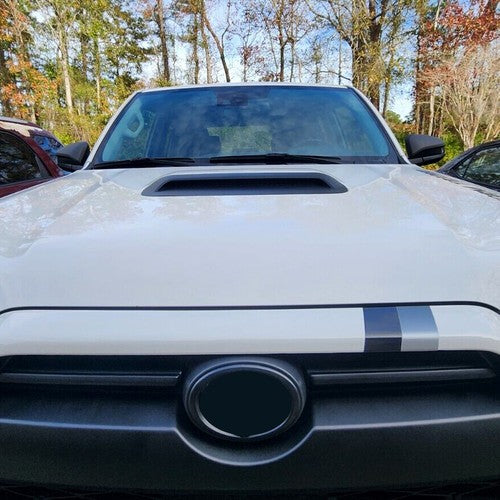 Solid Spare For Toyota Tacoma 4Runner 2010-2022 Hood Air Flow Scoop Bulge Kit Sport Matte