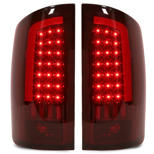 Solid Spare For 2002-2006 Dodge Ram 1500 2500 3500 LED Tail Lights Brake Lamps Left+Right
