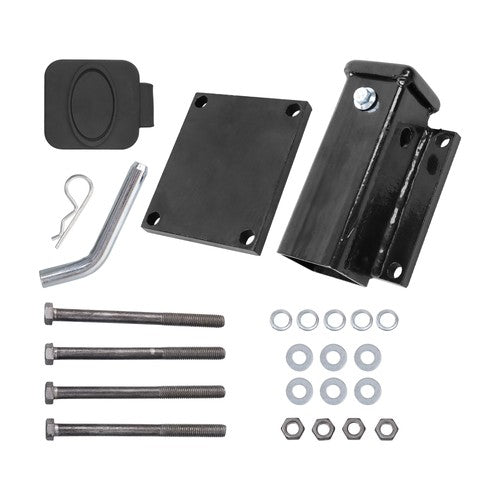 Solid Spare Brand New 4"- 4.5" Square Bolt-on Bumper Hitch Receiver 2 inch Receiver Opening