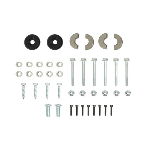 Solid Spare Powder Coated Heavy Duty Steel Nerf Bars For Kawasaki Mule Pro-FXT 2015+ Black