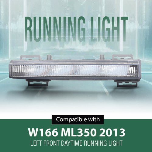 Solid Spare Fit For 13-15 Benz W166 ML/GL X204 GLK LED Daytime Running Light Fog Lamp Left