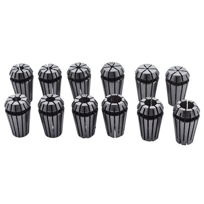 Solid Spare 12Pcs ER16 1/32"-3/8" Spring Collet Set For CNC Milling Lathe Tool