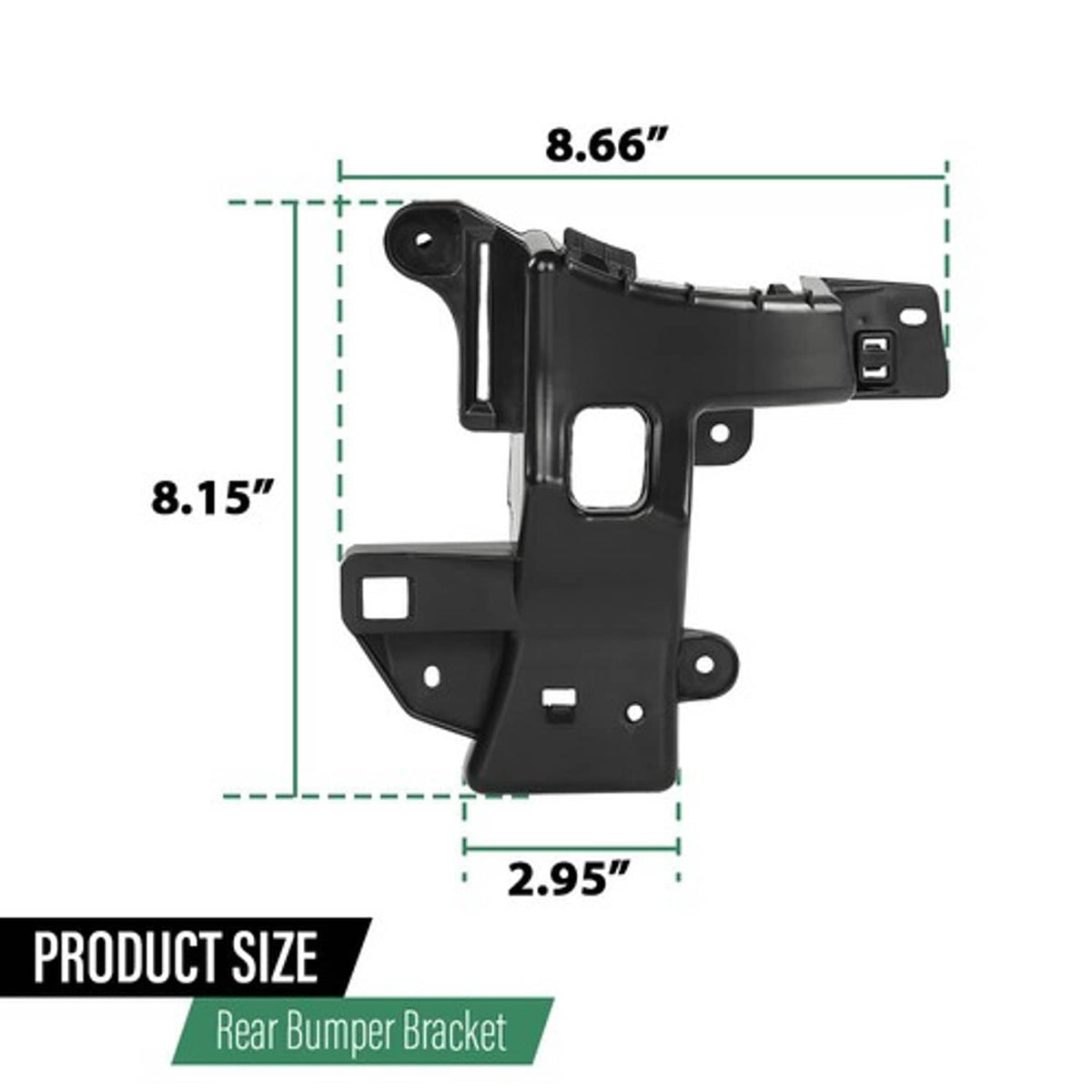 Solid Spare Rear Bumper Bracket Right Side 68244464AA Fit For 17-22 Jeep Compass Ram 1500