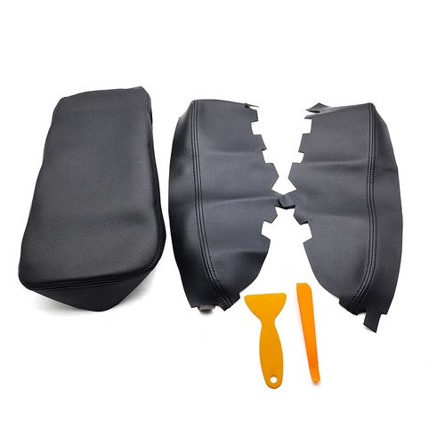 Door Panel Center Console Lid Armrest Cover Black For Toyota Avalon 2013-2018