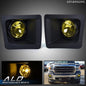 Solid Spare Fit For 14-2015 GMC Sierra 1500 Left & Right Side Yellow Lens Bumper Fog Lights