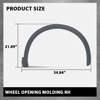 Solid Spare Fit For 2015-2018 Audi Q3 Front Fender Flare Wheel Arch Molding Trim Right Side