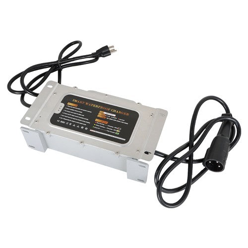 Solid Spare Golf Cart For Club Car DS Precedent Battery Charger 48 Volt 15 Amp 3 Pin Round