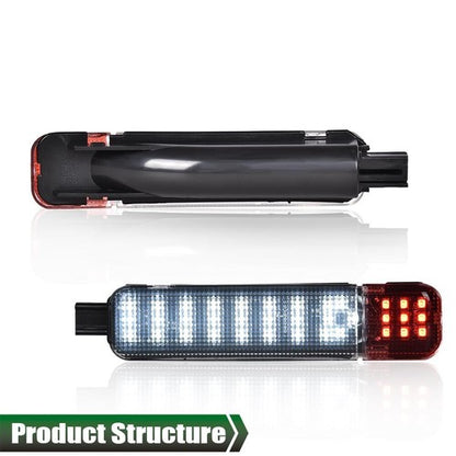 Solid Spare Pair Interior Door Panel Courtesy LED Light Lamps For Chevy Silverado GMC Sierra