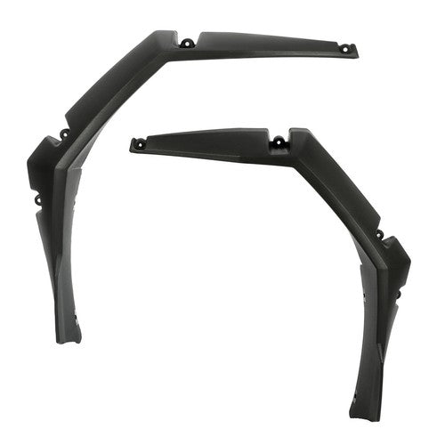 Solid Spare Front Left Right side Black Fender Flare For Polaris RZR 800 2009-2017