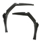 Solid Spare Front Left Right side Black Fender Flare For Polaris RZR 800 2009-2017