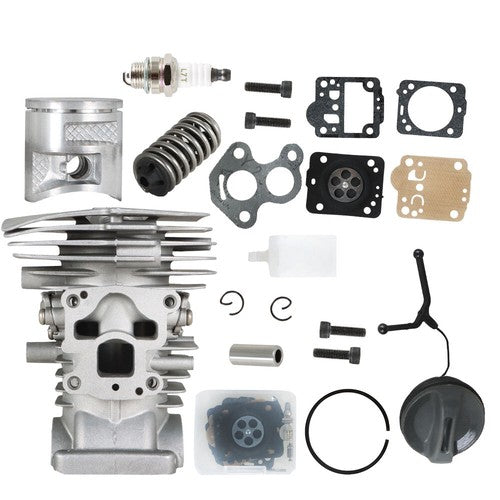 Solid Spare For Husqvarna 435 435e 440e 440 II Chainsaw 5047351-01 41mm Cylinder Piston Kit