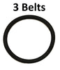 Solid Spare 3 Vacuum Belts for Hoover 40201048 Upright Convertible Decade 800