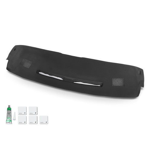 Solid Spare Fit For 1984-1992 Chevrolet Camaro TPE Dash Board Cover Overlay Cap Black