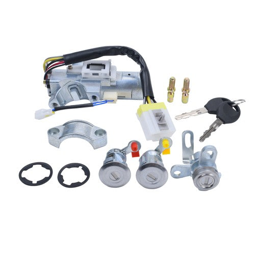 Ignition Switch Door & Tailgate Lock Cylinder Set for 1998-2004 Nissan Frontier