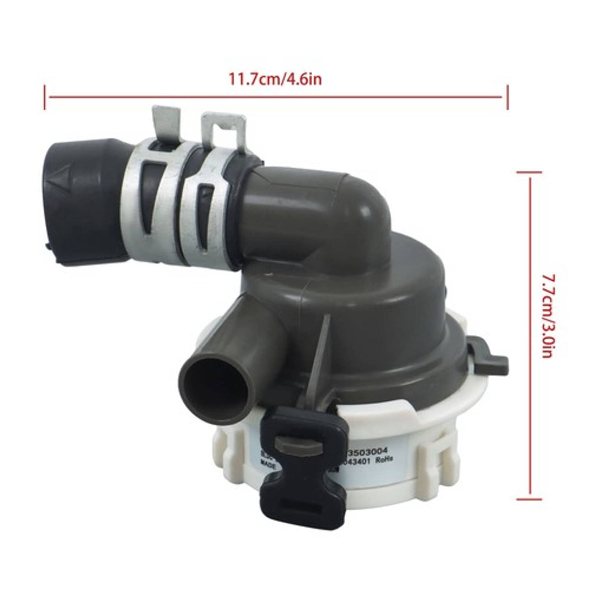 Solid Spare Dishwasher Drain Pump Fits For LG LDF7551BB LDF7561ST ABQ73503004 ABQ73503002