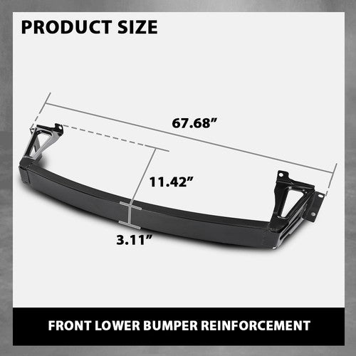 Solid Spare Front Lower Bumper Reinforcement Impact Bar Fit For 10-16 Cadillac SRX GM1007111