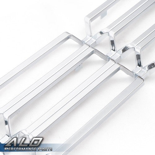 Solid Spare Fit For 16-18 Chevy Silverado 1500 Chrome Grille Overlay Snap On Insert