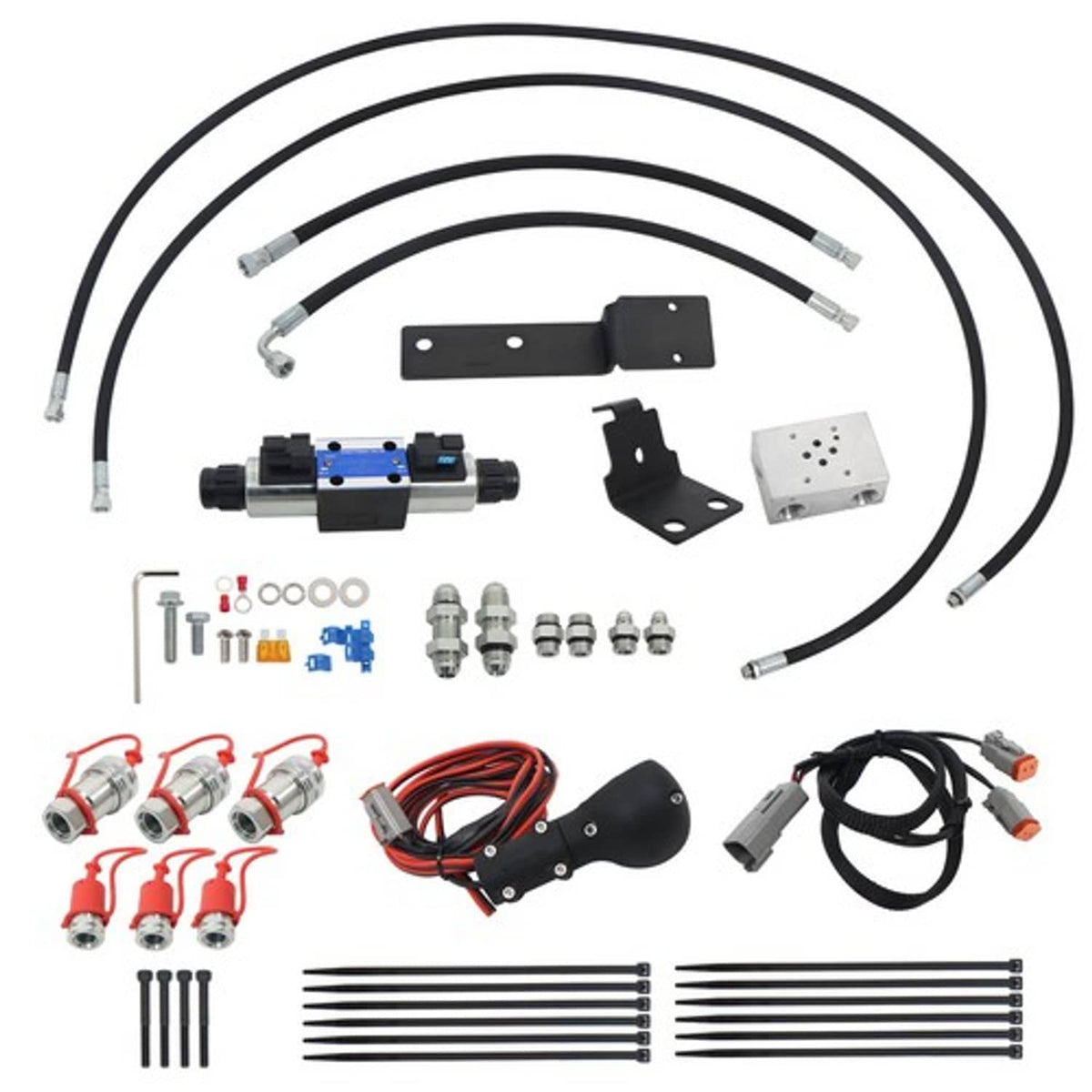 Solid Spare Third Function Valve Kit 380-166A For Kubota MX4700 MX4800 MX5000 MX5100 MX5200