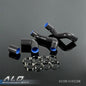 Solid Spare 4Pcs Fit For Land Rover TD4 Freelander Intercooler Turbo Silicone Hose & Clamps