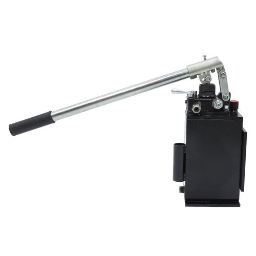 Solid Spare Hydraulic piston hand pump with valve for double acting cylinder 2.7 CID 3 Quart