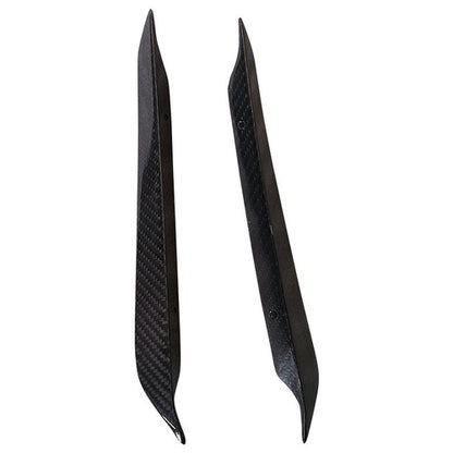 4PCS Carbon Fiber Front Bumper Side Blade Canard Fin For 22-24 Subaru WRX VB S4