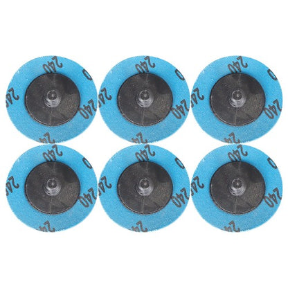 Solid Spare 1/4 Holder Die Grinder Quick Change Disc 71PCS 2" Roll Lock Sanding Discs Set W/