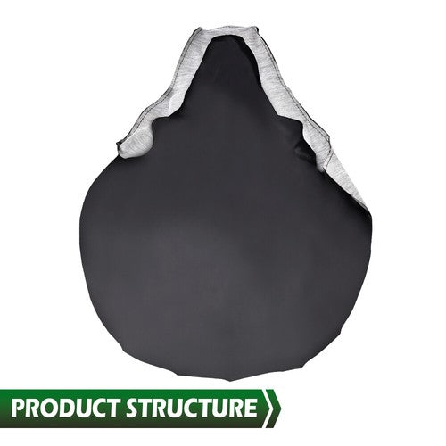 Solid Spare Fit For 2006-2009 Yamaha Wolverine 350 Standard ATV Seat Cover Black Seat Cover
