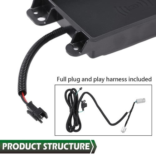 Solid Spare Fit For 2009-2014 Ford F150 Truck Center Console Wireless Phone Charging Pad Kit